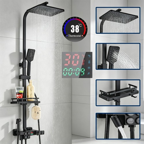 Led duschsystem mit thermostat - led-duschsystem,