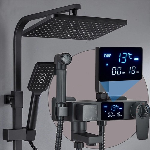 Led duschsystem mit thermostat - mit,