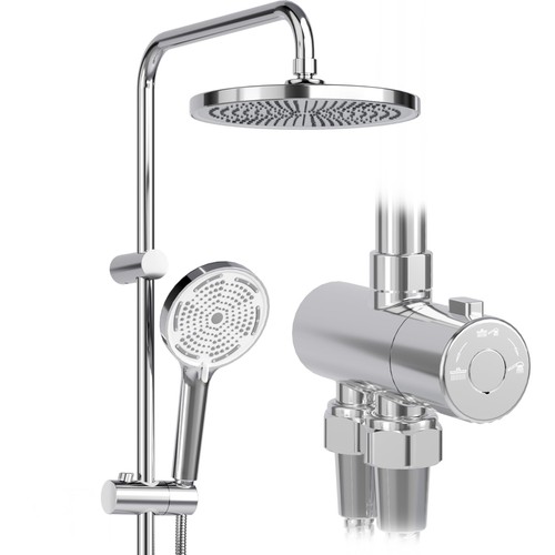 Edelstahl duschset duschsystem - edelstahl,