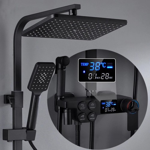 Led duschsystem mit thermostat - mit,