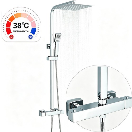Thermostat-Duschset