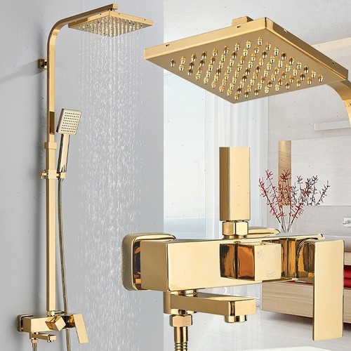 Gold duschset duscharmatur - gold,