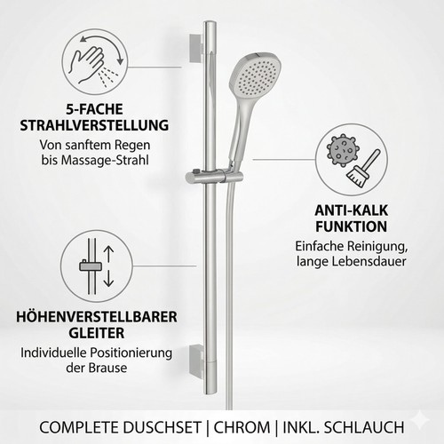 Brausenset duscharmatur brause - brausenset,