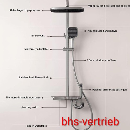 Thermostat duscharmatur set - duscharmatur,